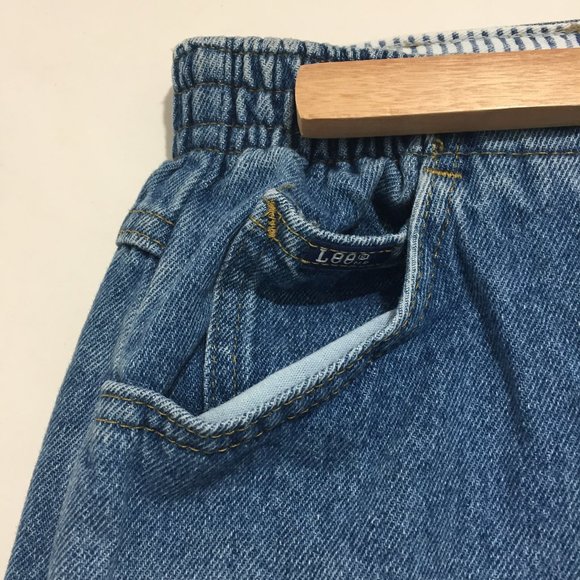 VINTAGE LEE HIGH RISE DENIM JEANS SIZE 14P - Picture 8 of 9